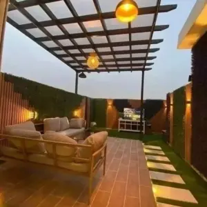 النجم اللامع للمظلات والسواتر | تنسيق حدائق