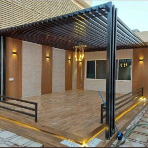النجم اللامع للمظلات والسواتر | البرجولات في حي السلامة بجدة: إبداع الظل وجمالية المساحات الخارجية