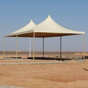 النجم اللامع للمظلات والسواتر | “المظلات الهرمية: جمالية ووظيفة مضافة في حي الشفاء بجدة”