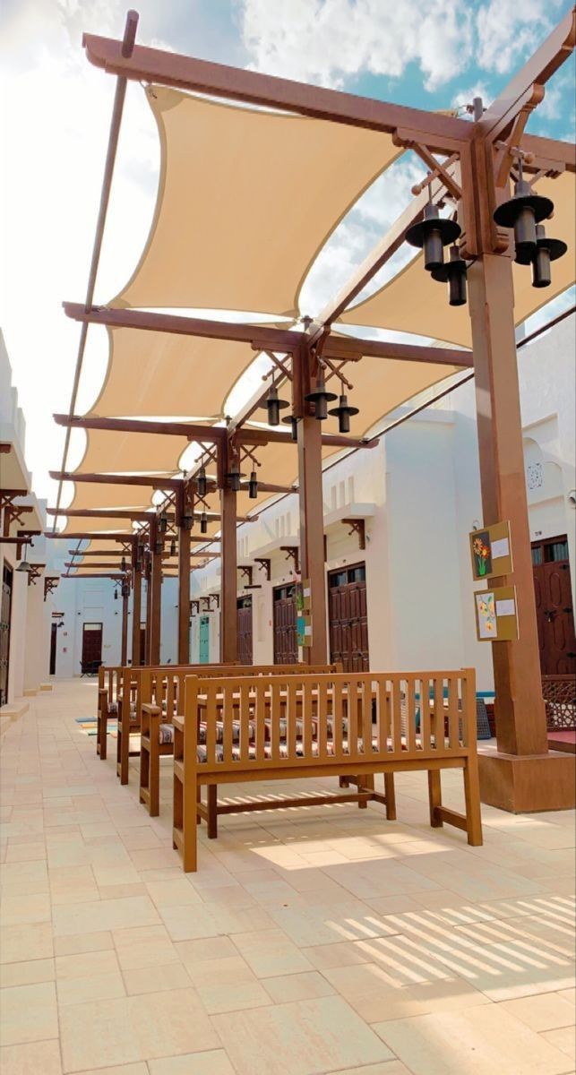 النجم اللامع للمظلات والسواتر | تركيب مظلات شد إنشائي في جدة حي المروة | أفضل انواع المظلات بأفضل الأسعار