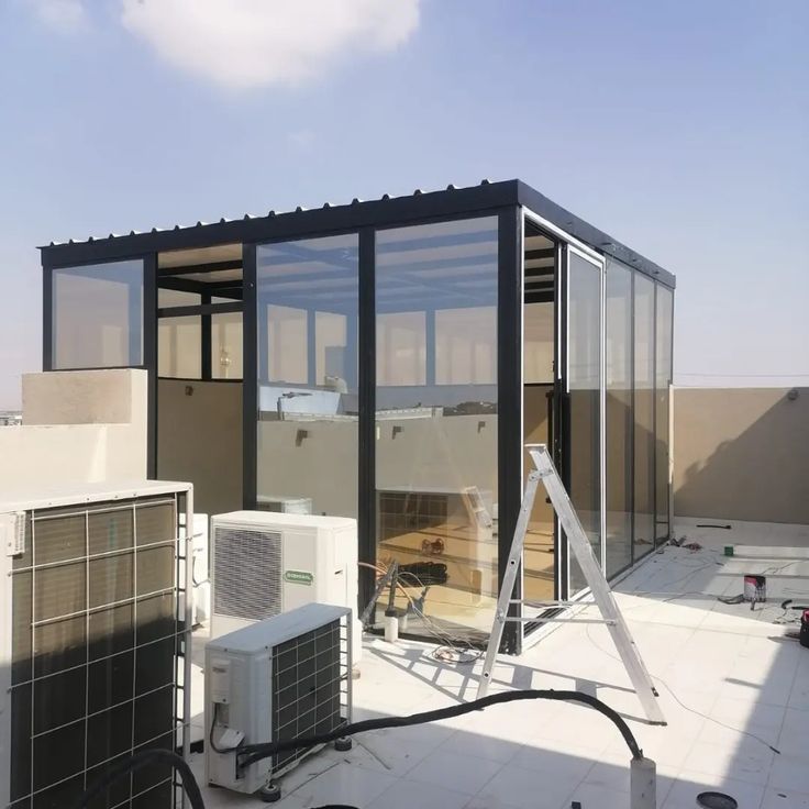 النجم اللامع للمظلات والسواتر | مجالس خارجية جدة في حي البساتين | تركيب ملاحق ساندوتش بانل واسمنت بورد