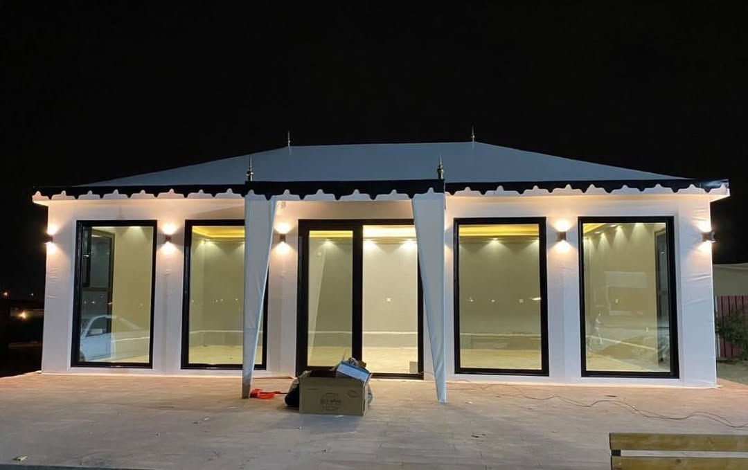 النجم اللامع للمظلات والسواتر | تركيب بيوت شعر للمناسبات في جدة حي الأندلس | بيوت شعر ملكية | تركيب بيوت شعر فاخرة