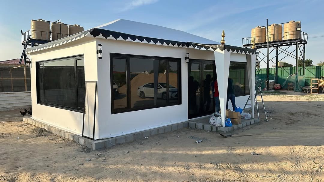 النجم اللامع للمظلات والسواتر | تركيب بيوت شعر للمناسبات في جدة حي الأندلس | بيوت شعر ملكية | تركيب بيوت شعر فاخرة