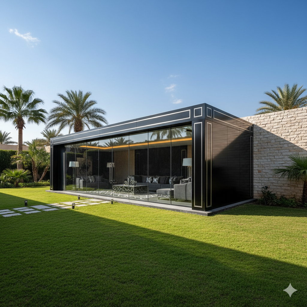 Gemini_Generated_Image_uxs4auuxs4auuxs4 النجم اللامع للمظلات والسواتر | استخدامات الساندوتش بانل في جدة | اسقف وملاحق ساندوتش بانل جدة في حي الحمراء