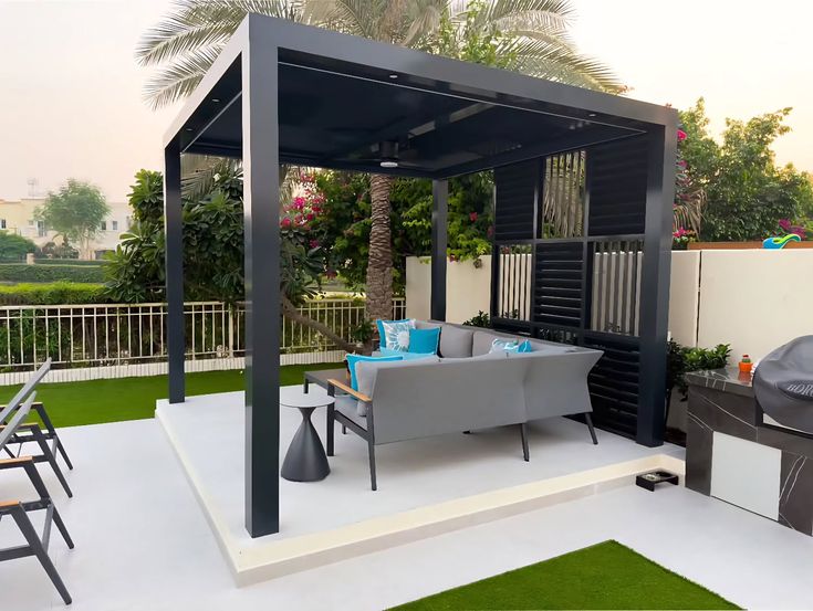 النجم اللامع للمظلات والسواتر | جلسات شتوية جدة في حي الزهراء | برجولات حدائق | جلسات احواش